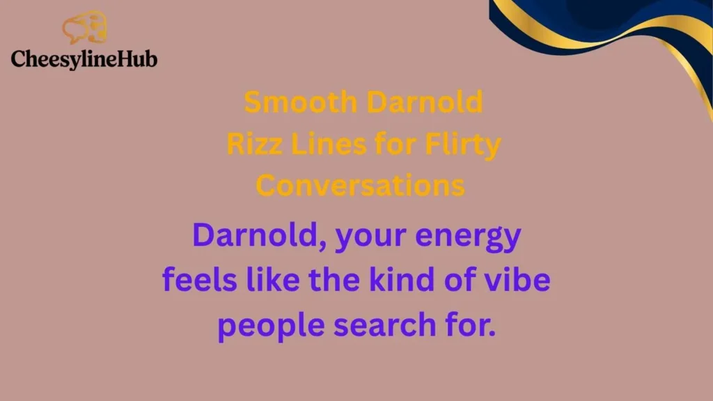 Smooth Darnold Rizz Lines for Flirty Conversations 