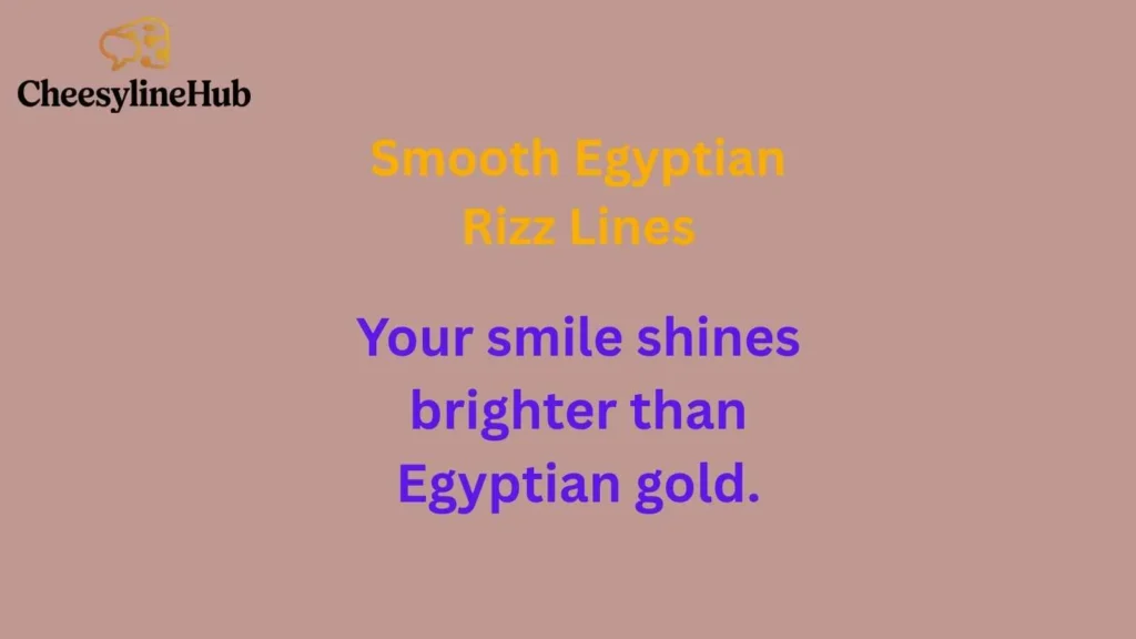Smooth Egyptian Rizz Lines