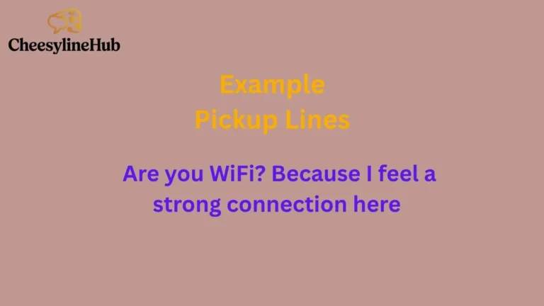 Example Pickup Lines